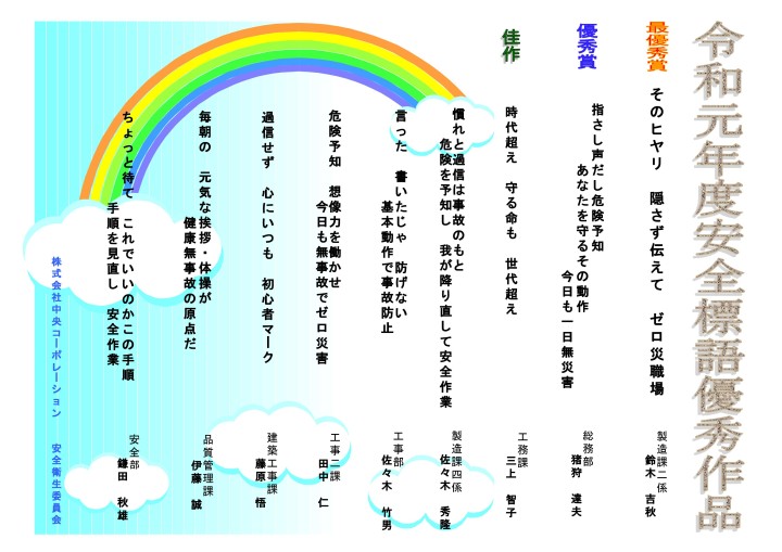 安全 標語 ユーモア