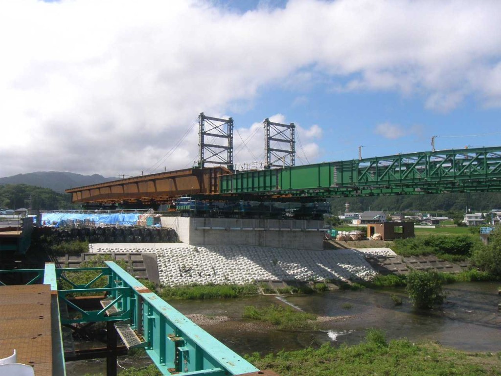 【優良県営建設工事表彰】　　　　　　　　長沢川橋